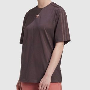 Adidas Boyfriend T-shirt, Brown/Size S 🤎